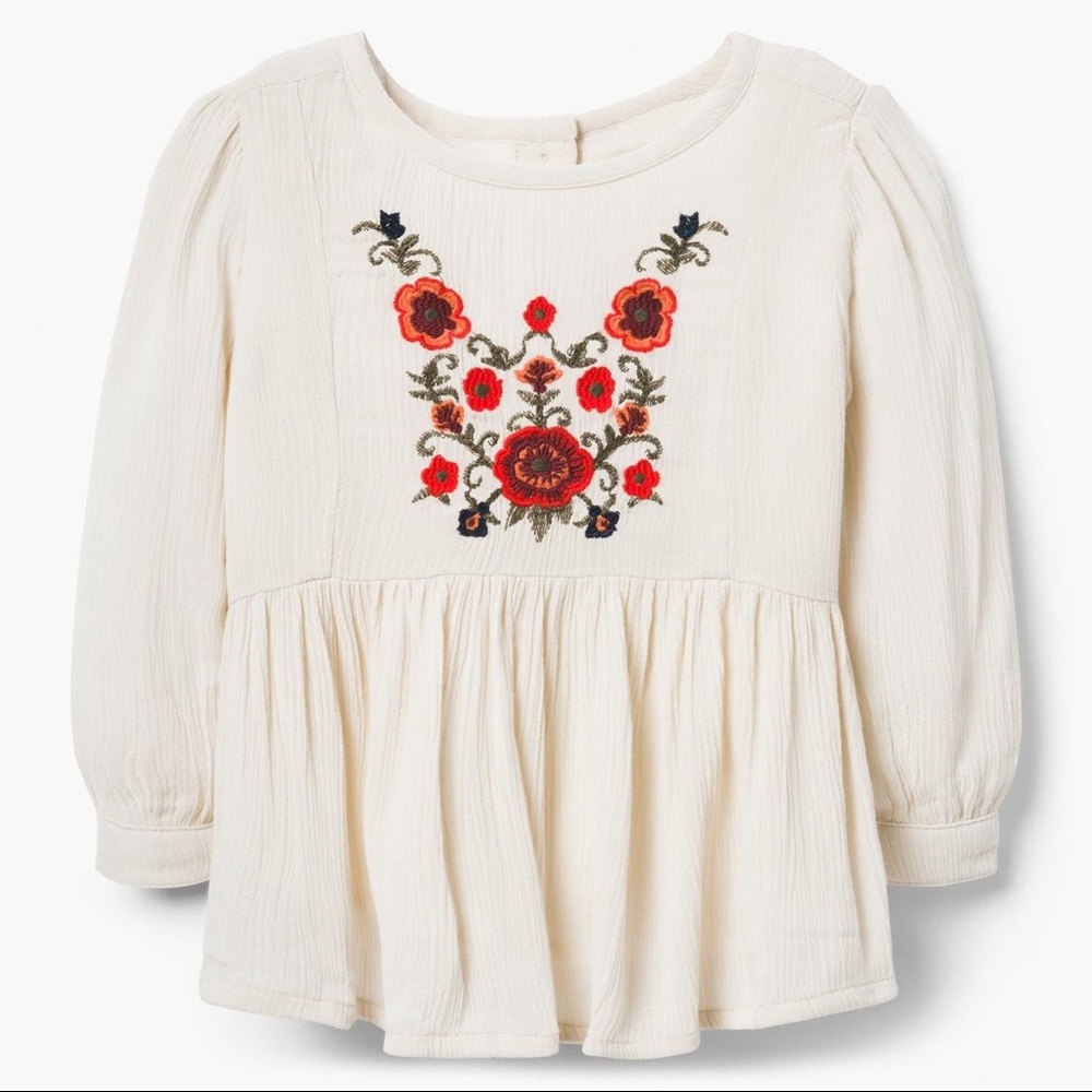 Gymboree Embroidered Long Sleeve